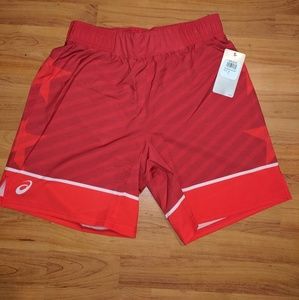 Men's Asics wrestling shorts size large